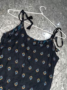 Boho Print Sleeveless Kurti