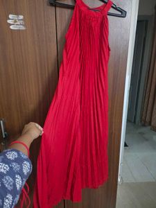 New Fit Aand Flare Knee Length Dress