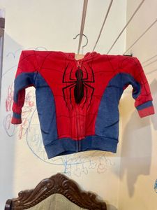 Marvel Spiderman Zip-Up Hoodie 2-3 Years