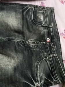 Black Wash Denim Jeans