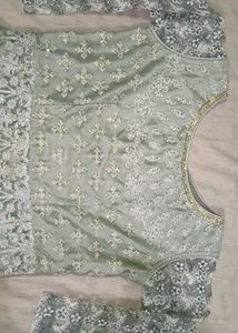 Heavy Gawn With Shrug &amp; Dupatta