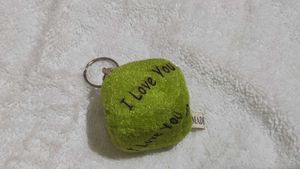 Imported Cube spong key chain Totally New