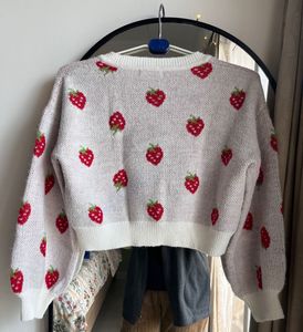 SHEIN Rare Find Strawberry Sweater 🍓