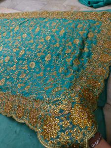 Expansive Embroidery Full Work Saree 🔥