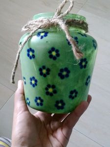 handpainted Plastic Pot