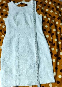 OFF WHITE TEXTURED DRESS 🤍