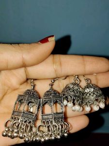 Jhumka Earrings Set