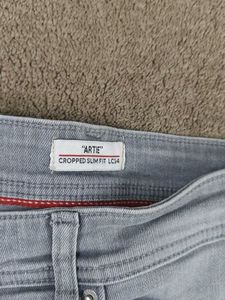 Gray Denim Jeans