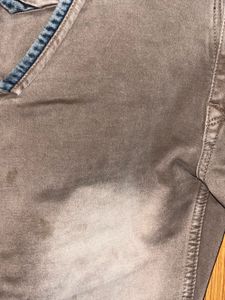 Comfortable &amp; Versatile Brown Washed Jeans -32Size