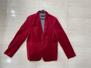 💖RUBY ROGUE GLAM! 🍷 M&amp;S Red Velvet Blazer!