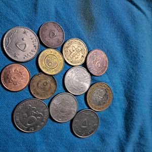 10VintageForeignCoins