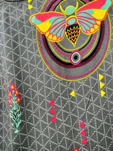Grey Kurti with Vibrant Accents! 💕