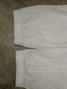 White Y2k Joggers