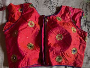 Dark Pink Padded Blouse