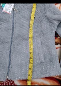 Girls High Neck Partywear Jacket