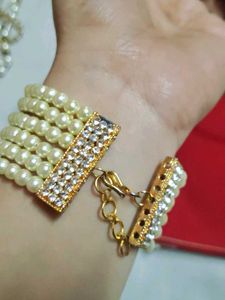 Pearl &amp; Stone Bracelet 💫