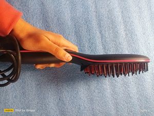 Hair Straightener Brush ( Ceramic)
