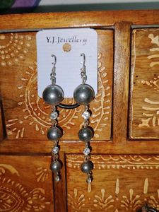 SILVER DROP ARTIFICIAL EARRINGS