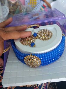 Statement Kundan &amp; Beaded Jewelry Set