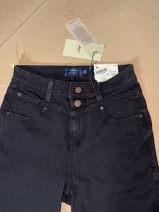 25 Size ONLY Black High-Waisted Jeans