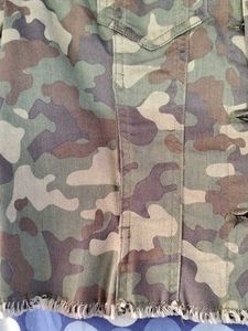 Army Print Crop Jacket