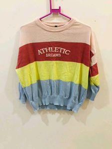 Striped Athletic Dreams Sweater