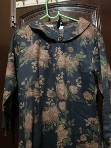 Floral winter wear Kurta Set