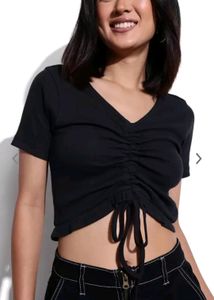 Black Crop Top