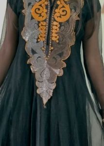 Elegant Black Ethnic Gown