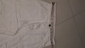 White Cargo Pants