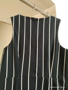 Chic Striped Midi Dress
