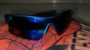 Blue sports sunglasses