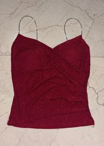 Red Sparkle Cami Top