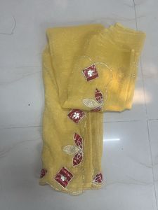 Elegant Yellow Saree