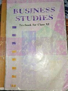 BUSINESS STUDIES: Textbook For Class 11