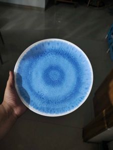 Melamine Aqua Ocean Effect Jwellery/Snack Tray