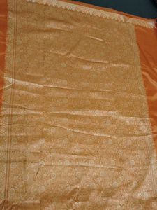 Orange 🧡 🧡 Pure Silk Saree