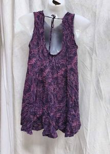 342011. Purple Sleeveless Dress