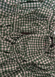 Gingham Crop Top