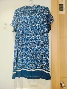 H&amp;M Blue Print Dress