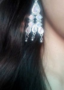 Silver Mirror Earring For Women