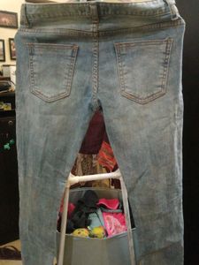 Zara Woman Distressed Skinny Jeans - Size 2