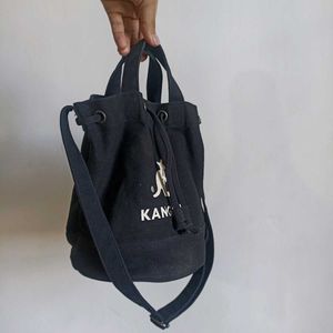 Kangol Black Bucket Bag