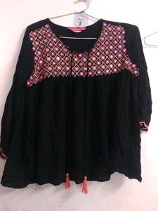 Boho Embroidered Top,new