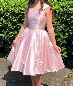 💖Pink Satin Party Dress✨