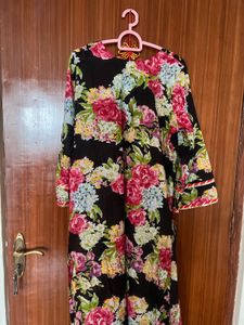 Floral Print Kurta
