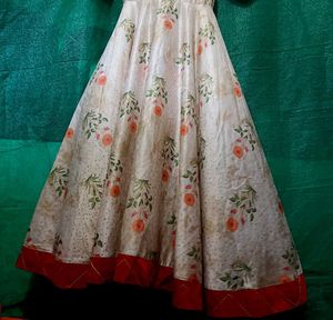 Floral😍Print Anarkali with Dupatta