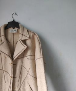 Baggy Beige&amp; Brown Coat