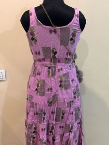 Lilac Dress With New Free Bag