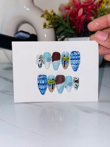 Summer Beach Press-On Nail Set